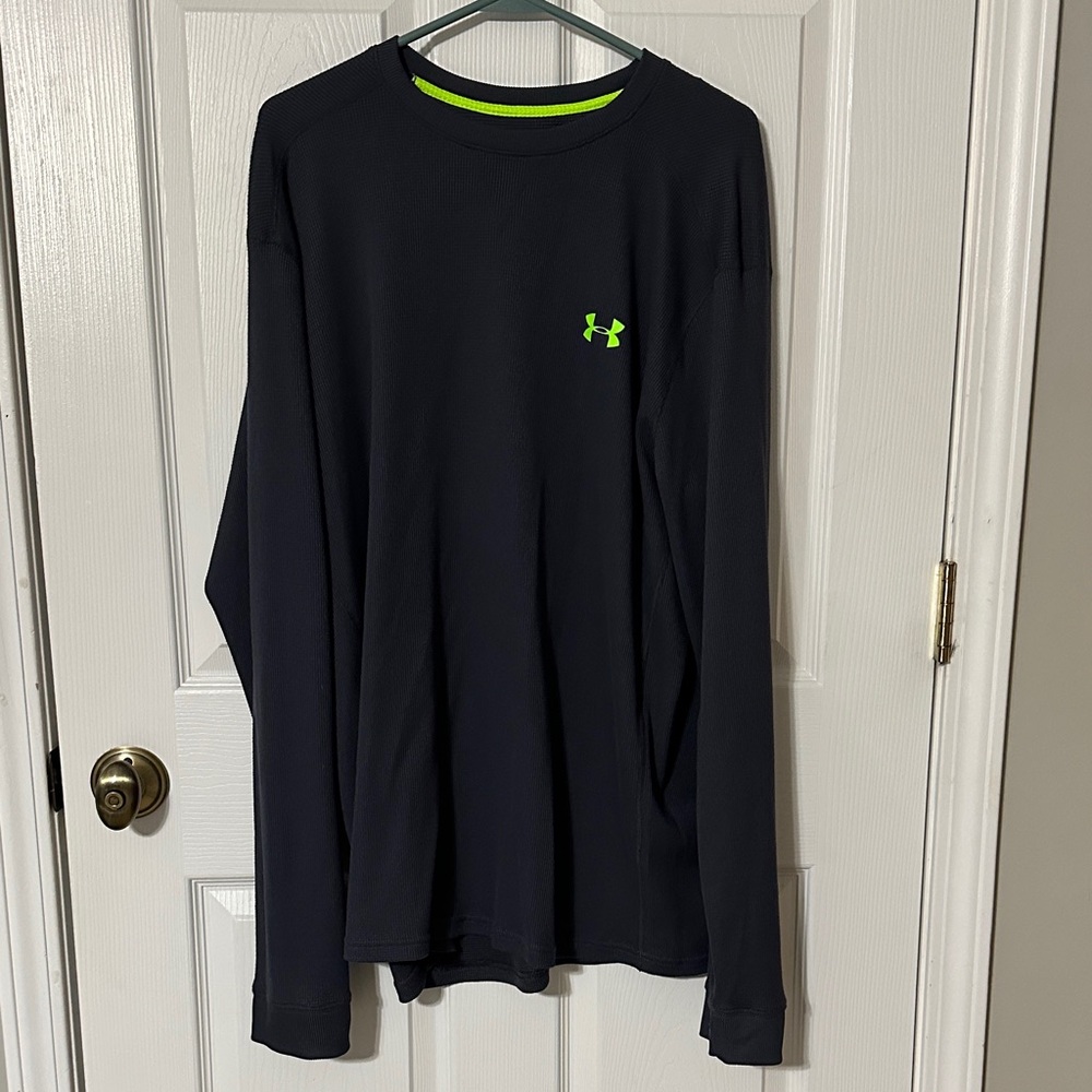 Under Armour Men's Navy Long Sleeve Tee